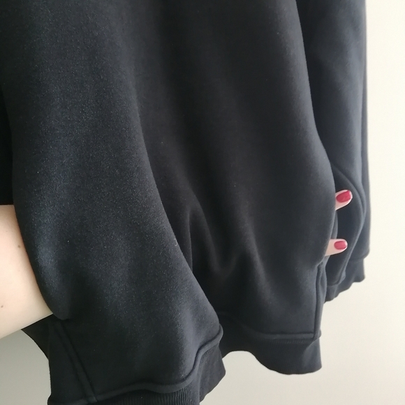 Lululemon Thick Fleece Half 1/2 Zip Sweatshirt in Black XS/S - Picture 11 of 15